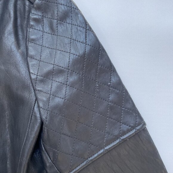 Marciano By Guess Women’s Biker Leather Black Jacket Size M - Picture 7 of 13